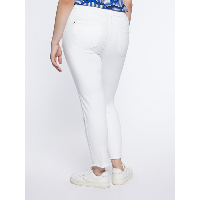 Fiorella Rubino - Vaqueros skinny blancos - Blanco