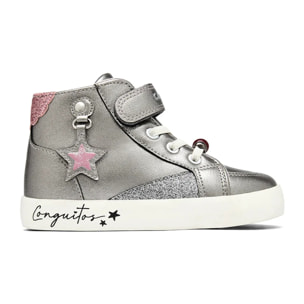 Zapatillas Altas De Niña Con Estrella