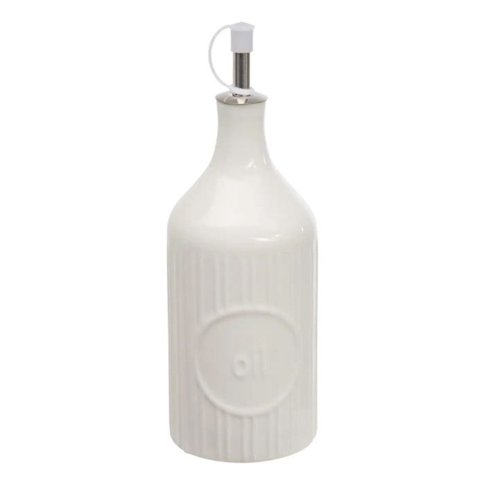 Bouteille condiment grès blanc 0,5L