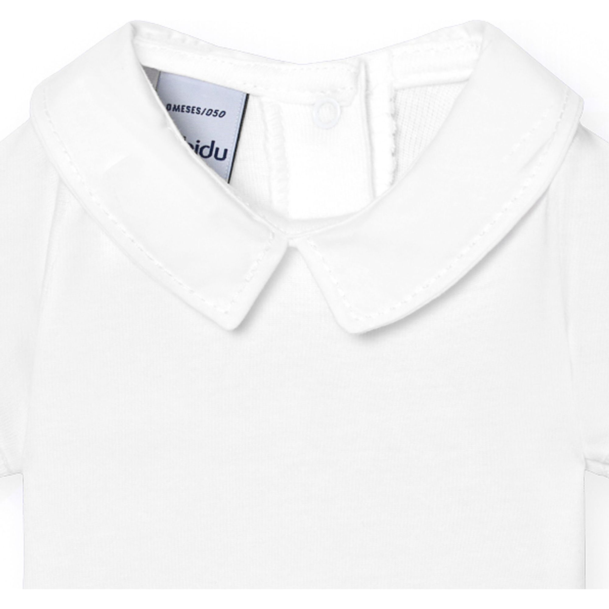 Body bebé manga corta cuello polo