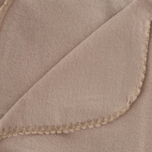 Plaid polaire "Polar" beige 125x150cm