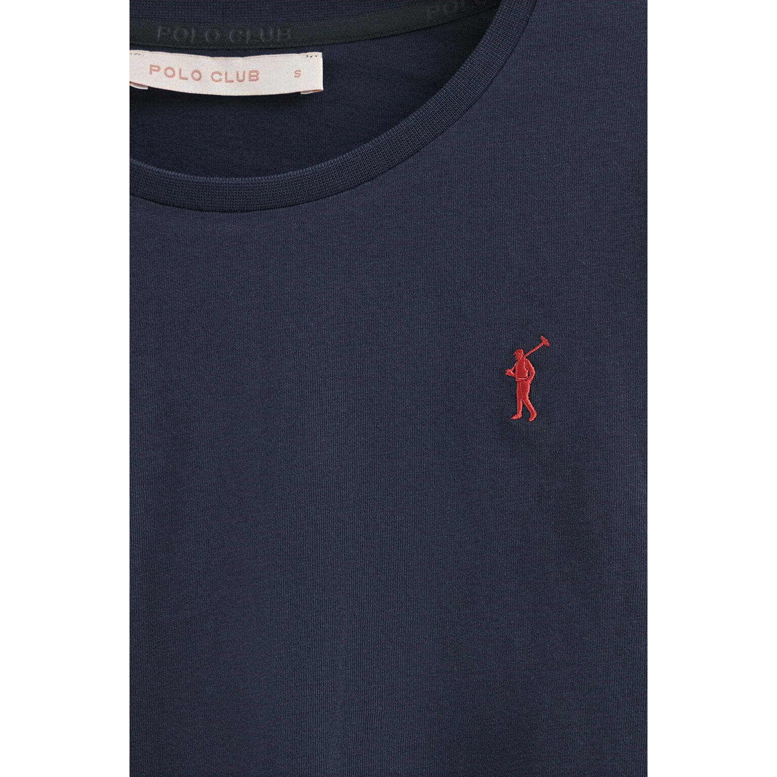 Pack mujer de dos camisetas azul marino y blanca de manga larga y logo bordado Rigby Go