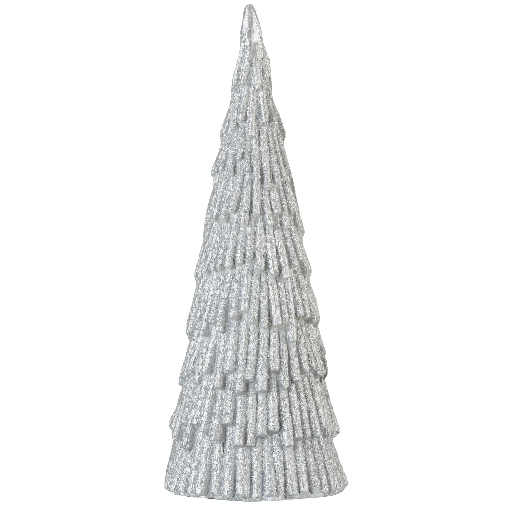 J-Line décoration Arbre Magnesie - polyrésine - argent - medium