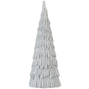 J-Line décoration Arbre Magnesie - polyrésine - argent - medium