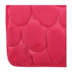 Tapis de bain Microfibre PEBBLE 50x80cm Rose Fuschia MSV