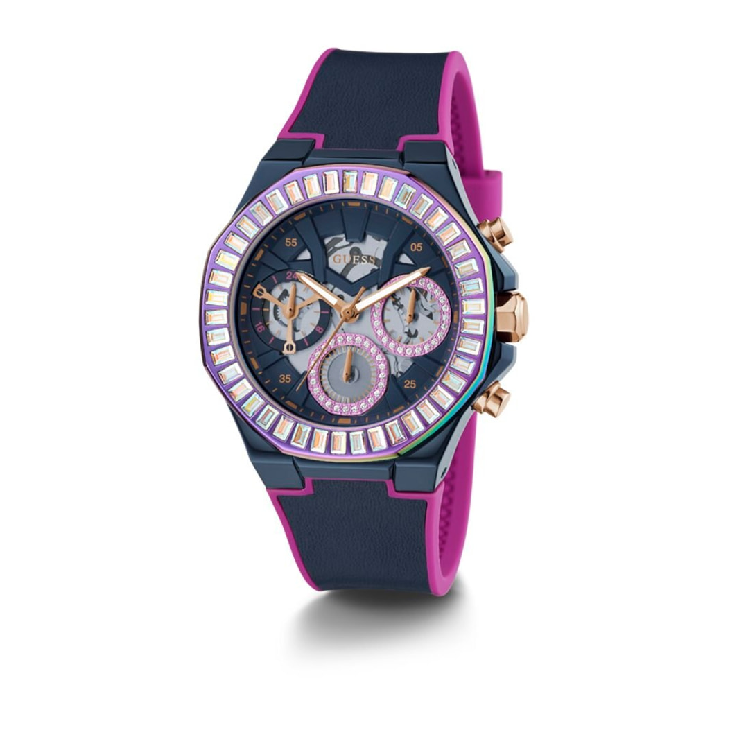 Reloj Guess GW0463L2 Mujer Analogico Cuarzo con Correa de Silicona