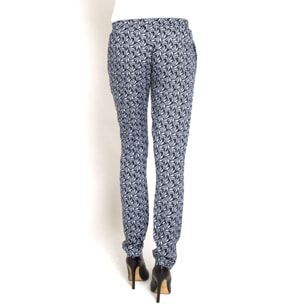 PANTALONE FLUIDO. MOD T771. Vita regolare e gamba regolare