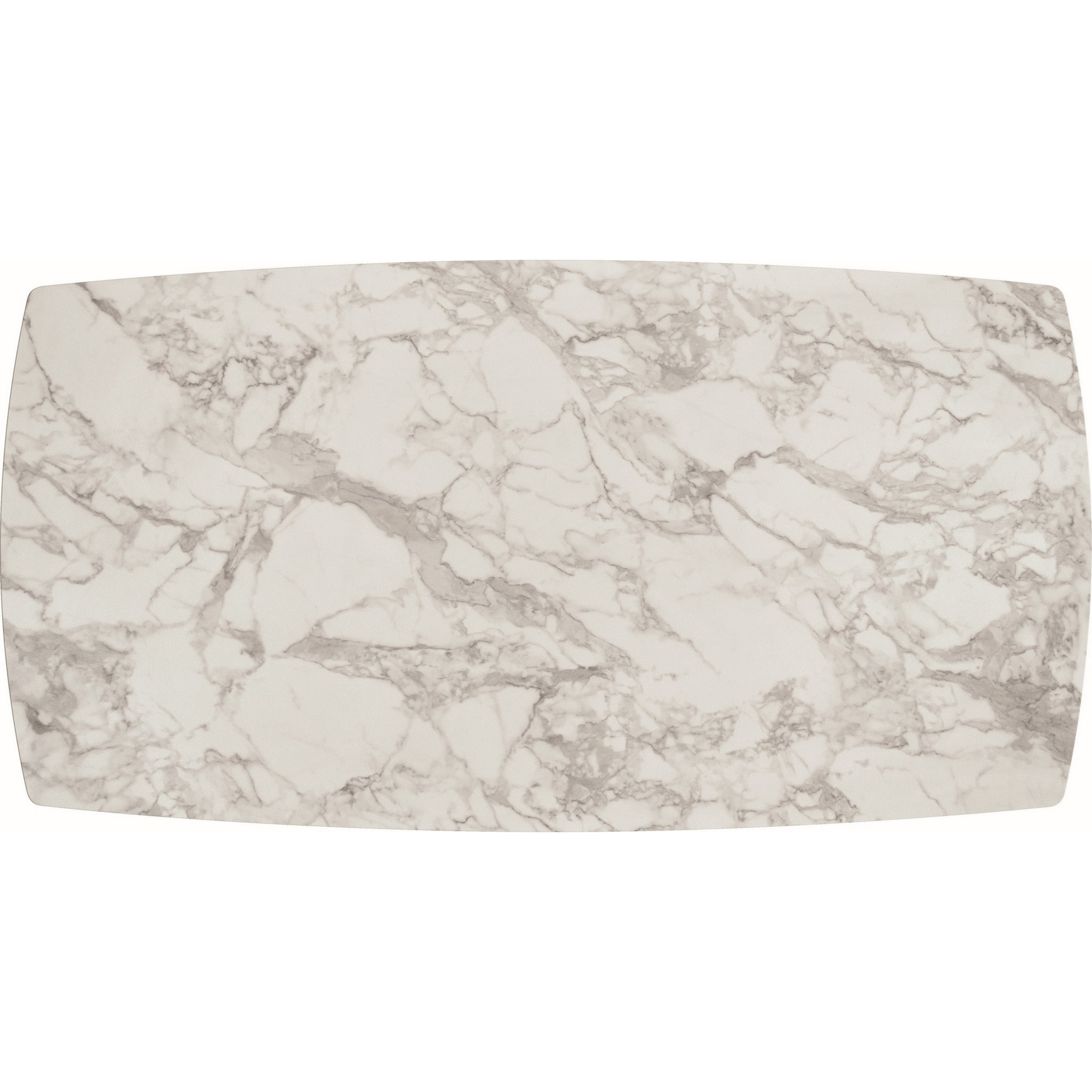 Tavolo FIGARI in vetroceramica bianco arabesco con gambe a X in metallo bronzo, allungabile 160x90 cm - 240x90 cm