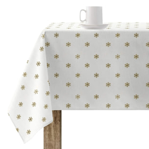 Nappe en résine Anti-tâches Snowflakes Gold