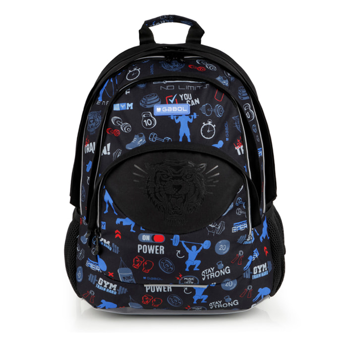 Mochila Gabol TRAINING negra e impermeable