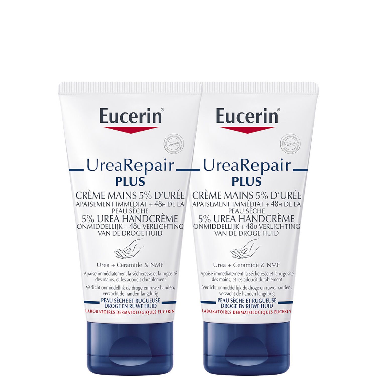 Urearepair Plus  - Crème Mains Réparatrice 5% d'urée - Mains Sèches à Très Sèches