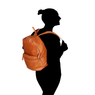 Chicca Borse Borsa Zaino Cuoio