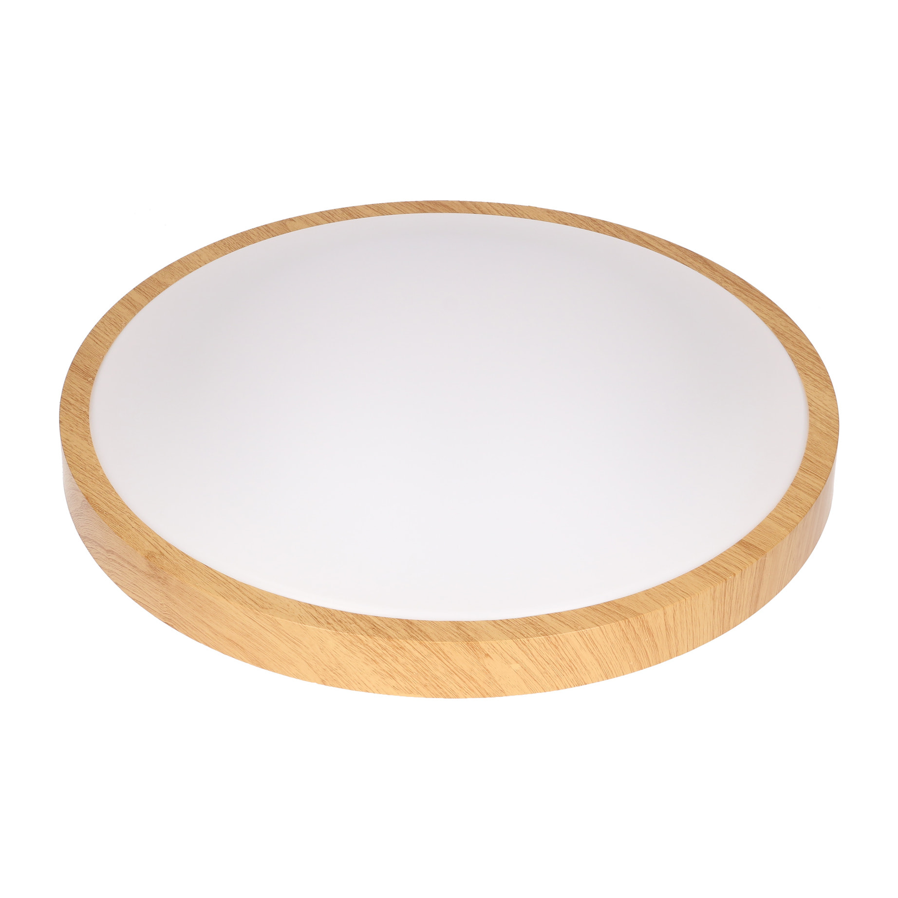 FORLIGHT Plafon Ip44 Tempo Ø410Mm Led 22,8W 3000K Imitación Madera 1821Lm
