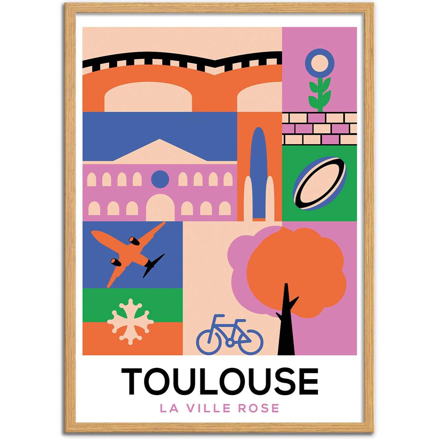 Affiche - Toulouse - Posuta