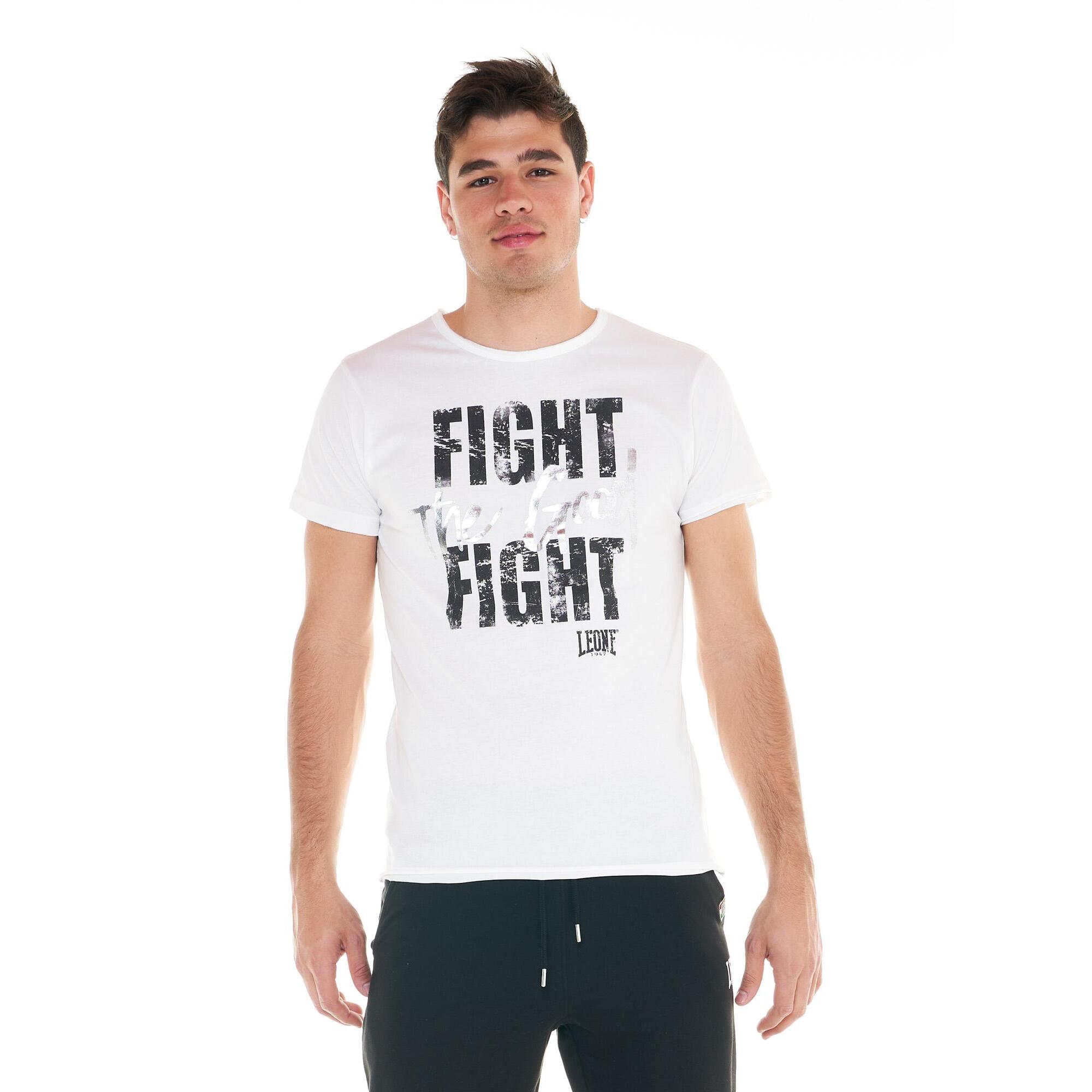 T-shirt da uomo stampa "The good fight" Sporty