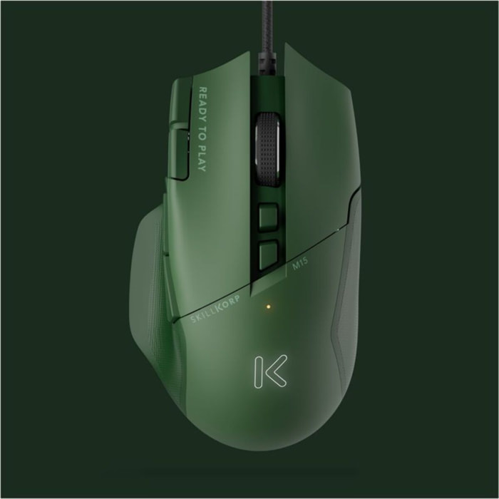 Souris Gamer Filaire SKILLKORP M15 VERTE V2 Progress