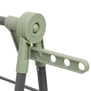 Étendoir à linge Mojave Rectangulaire Gris H128 cm