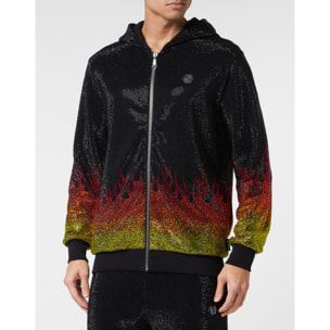 PHILIPP PLEIN Tuta: Felpa con cappuccio e pantaloni FLAME