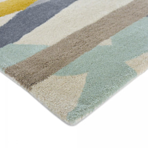 Tapis salon et chambre fait à la main en laine LUCI