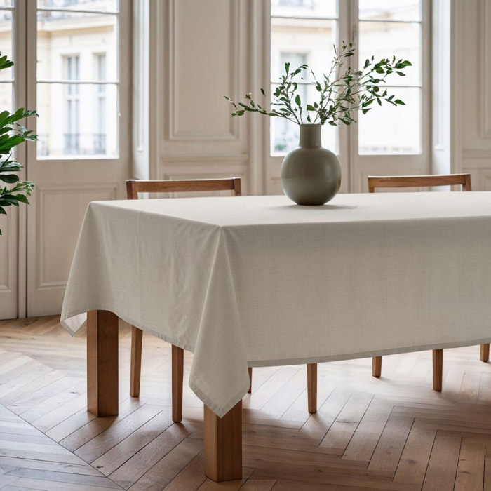 Mantel antimanchas BRIA NATURAL - 100% algodón