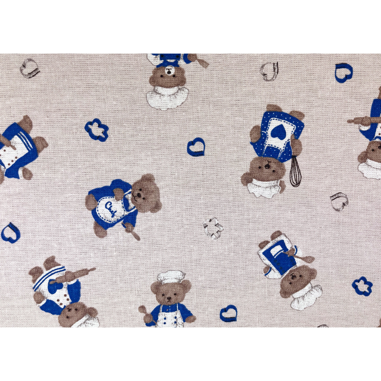 Tovaglia Cucina In 100% Cotone Made In Italy Disegno Orsetti Chef Vari Colori