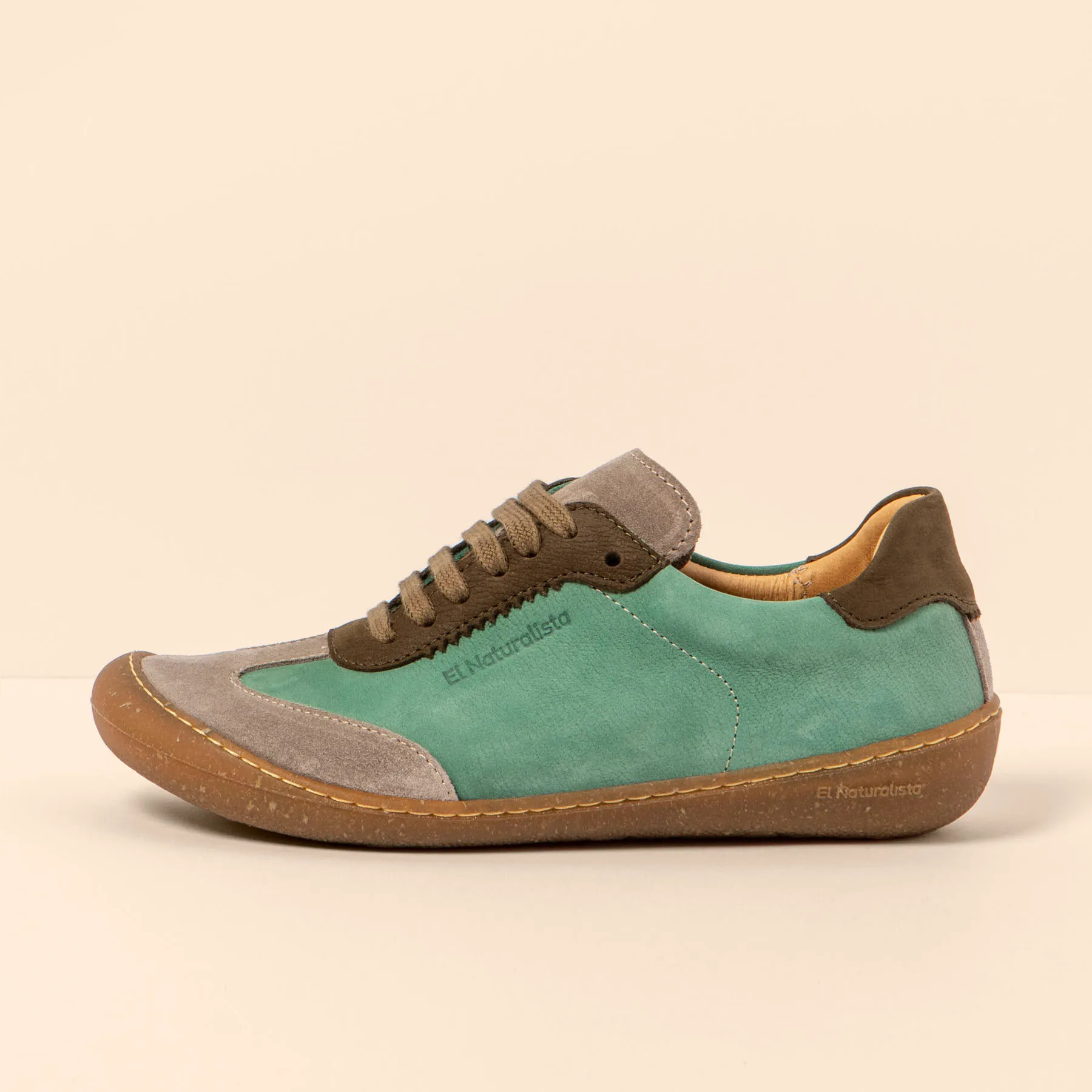 Zapatos N5766 MULTI LEATHER JADE/PAWIKAN color Jade