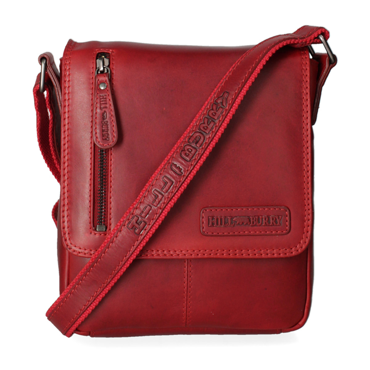 Borsa a tracolla da uomo In Vera pelle Made in Italy 20x22x6 cm