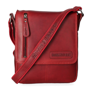 Borsa a tracolla da uomo In Vera pelle Made in Italy 20x22x6 cm