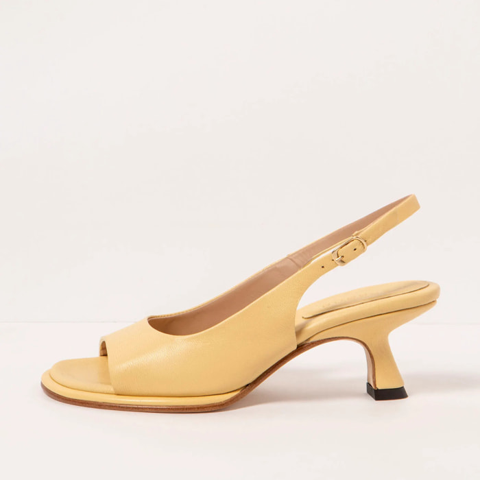 Sandalias con tacón S3165 NAPPA SUN LIGHT/ GLERA color Sun light