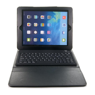 FUNDA CON TECLADO IPAD 2/3/4 -NEGRO