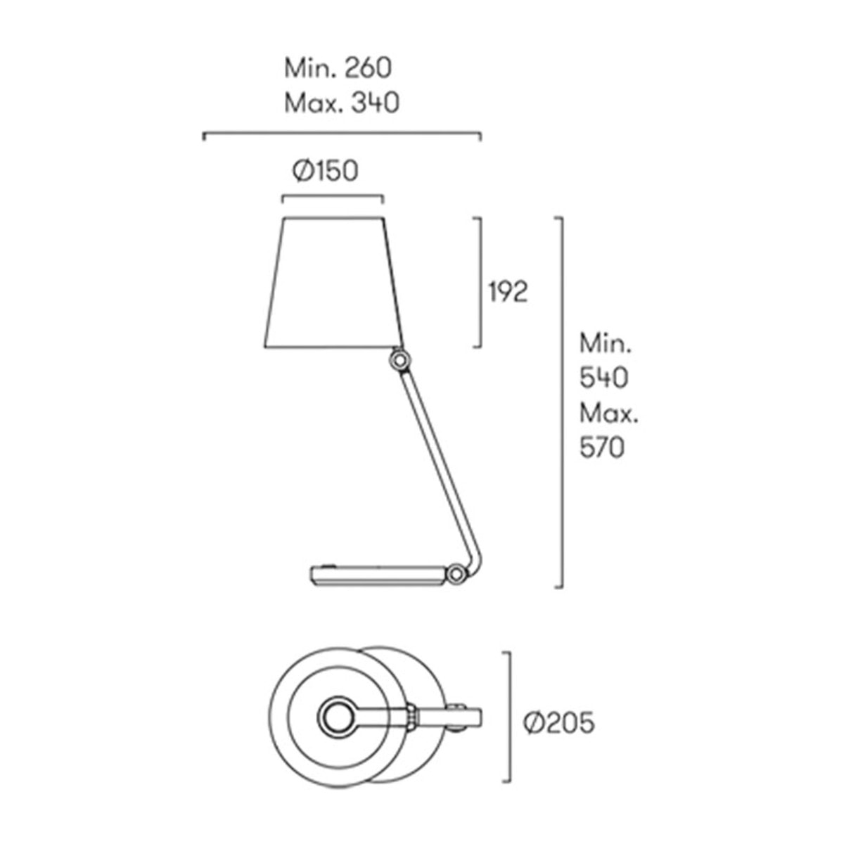 LEDS C4 PORTÁTIL EMY 1 X E14 15W CROMO