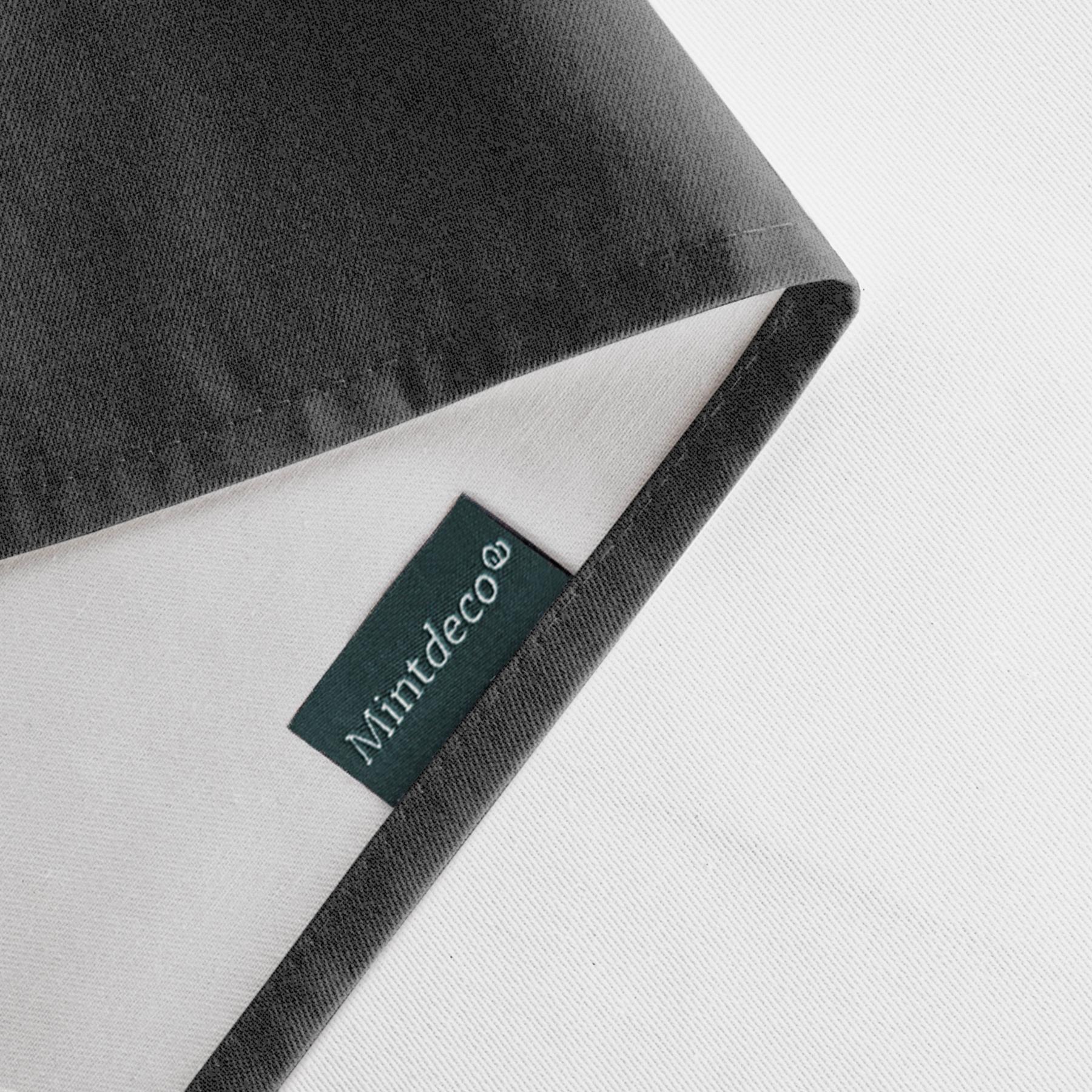 Nappe anti-taches LYON NOIR - en 100 % coton