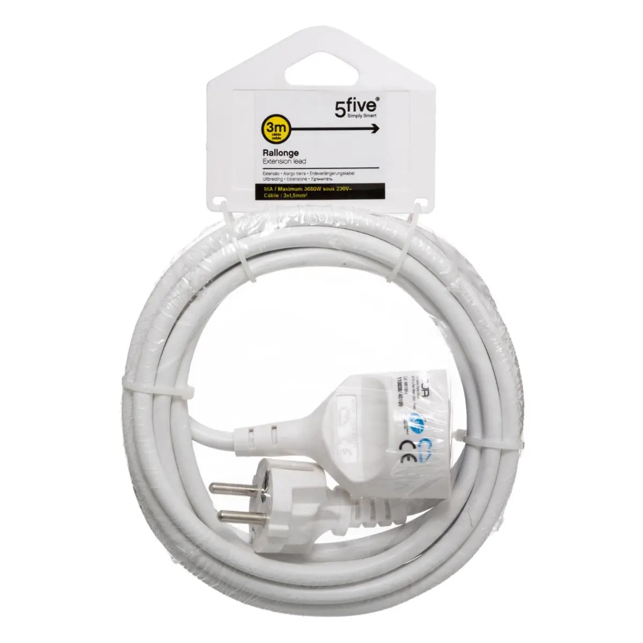 Rallonge prise avec terre 3 m