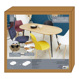 TABLE EXTENSIBLE 4 A 6 PERSONNES