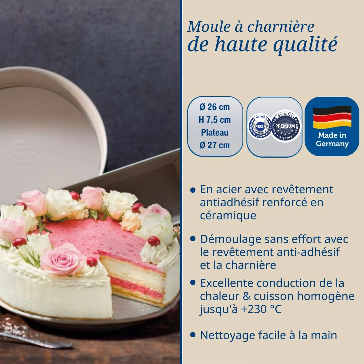 Moule à manqué à charnière Dr. Oetker Back-Trend