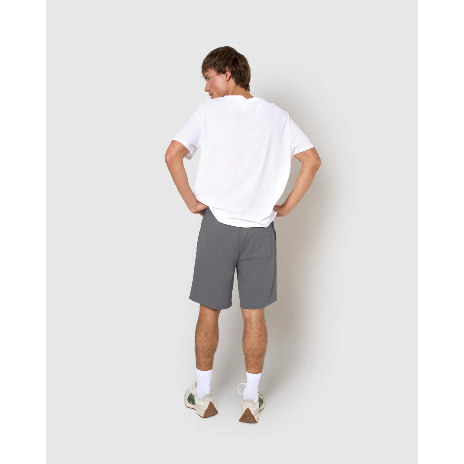 Pantalón corto básico deportivo liso índigo