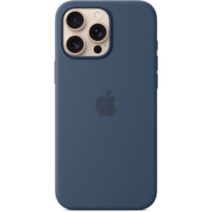 Coque APPLE iPhone 16 Pro Max Denim MagSafe silic