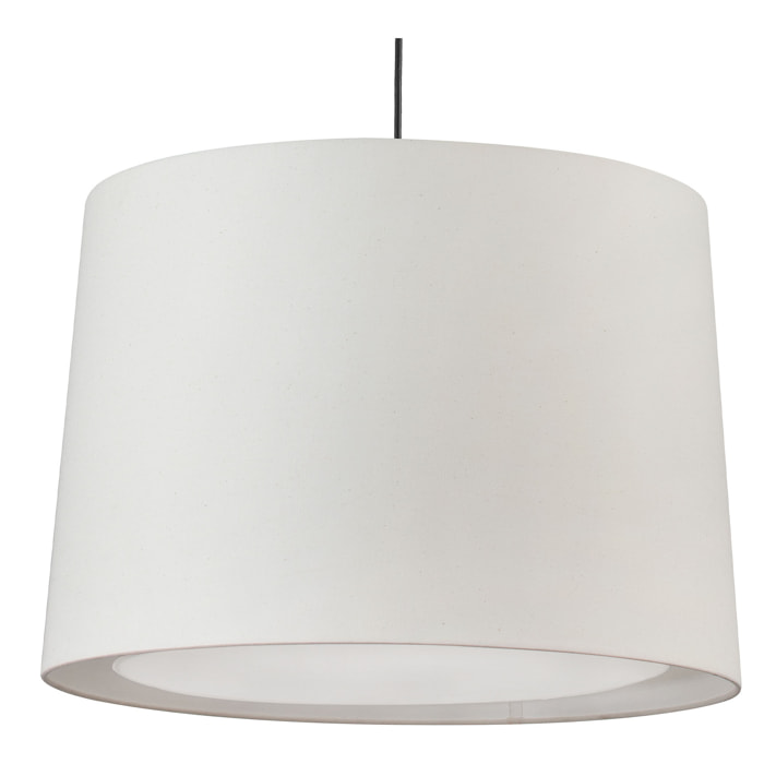 CONGA Lampe suspension beige avec fiche