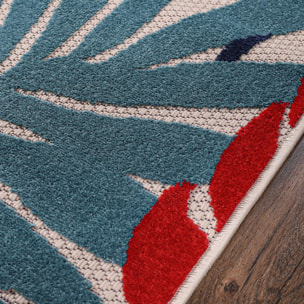 Tapis extérieur tissé kilim rectangle HALE