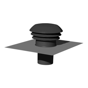 Techo gris entrada/salida de aire Ø160 mm THERMOR - 900375