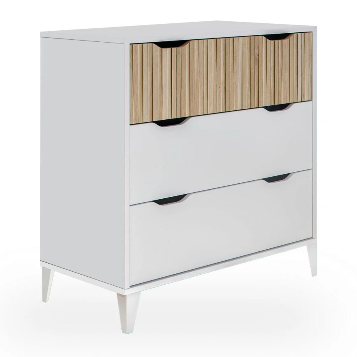 Cómoda Nitza On Blanco Artik (Blanco Mate) - Natur