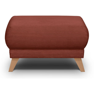 Pouf en velours côtelé - LARIA
