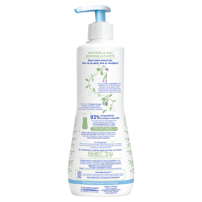 Gel Lavant Bébé Doux - Corps et Cheveux 500 ml