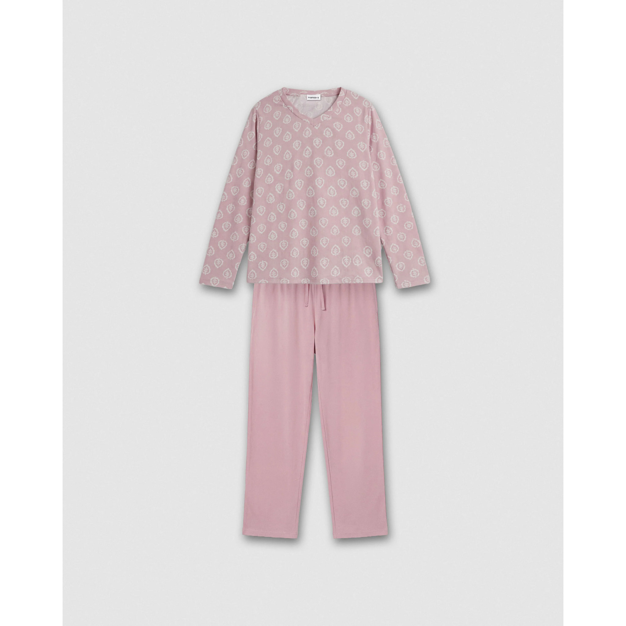 Pigiama lungo morbido Upepo rosa