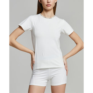 T-shirt donna no stress slim fit cotone