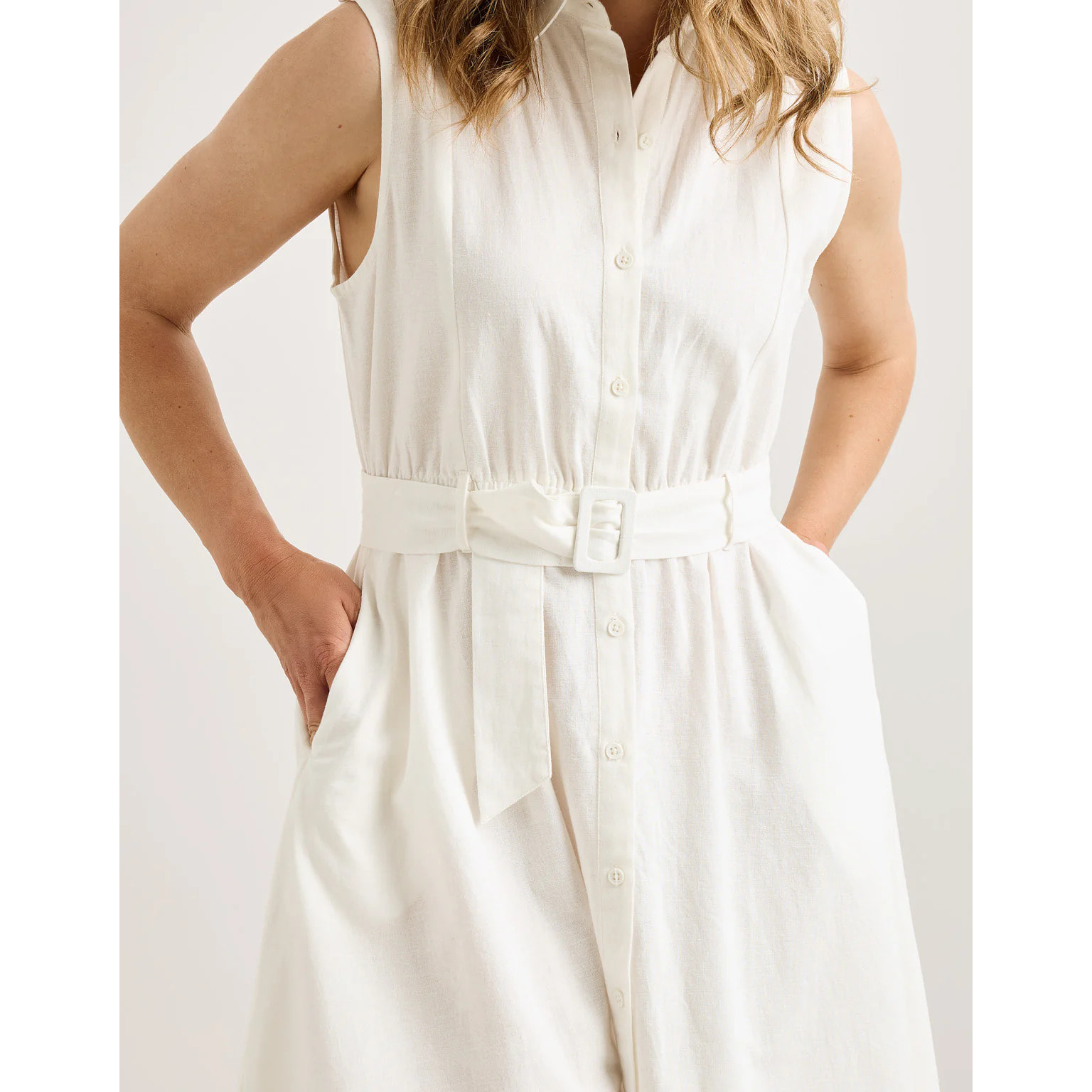 Vestido Midi Blanco - Jonix