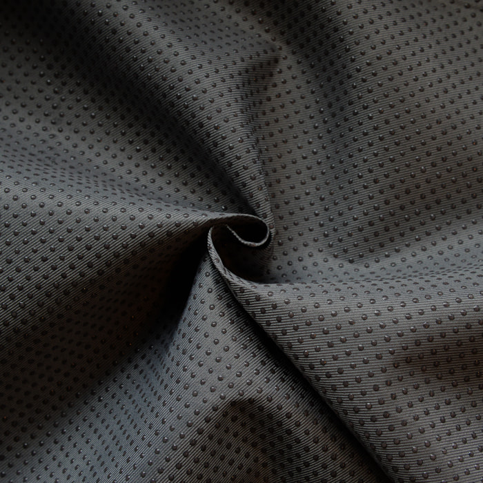 Tissu antidérapant motif pois en relief - Gris