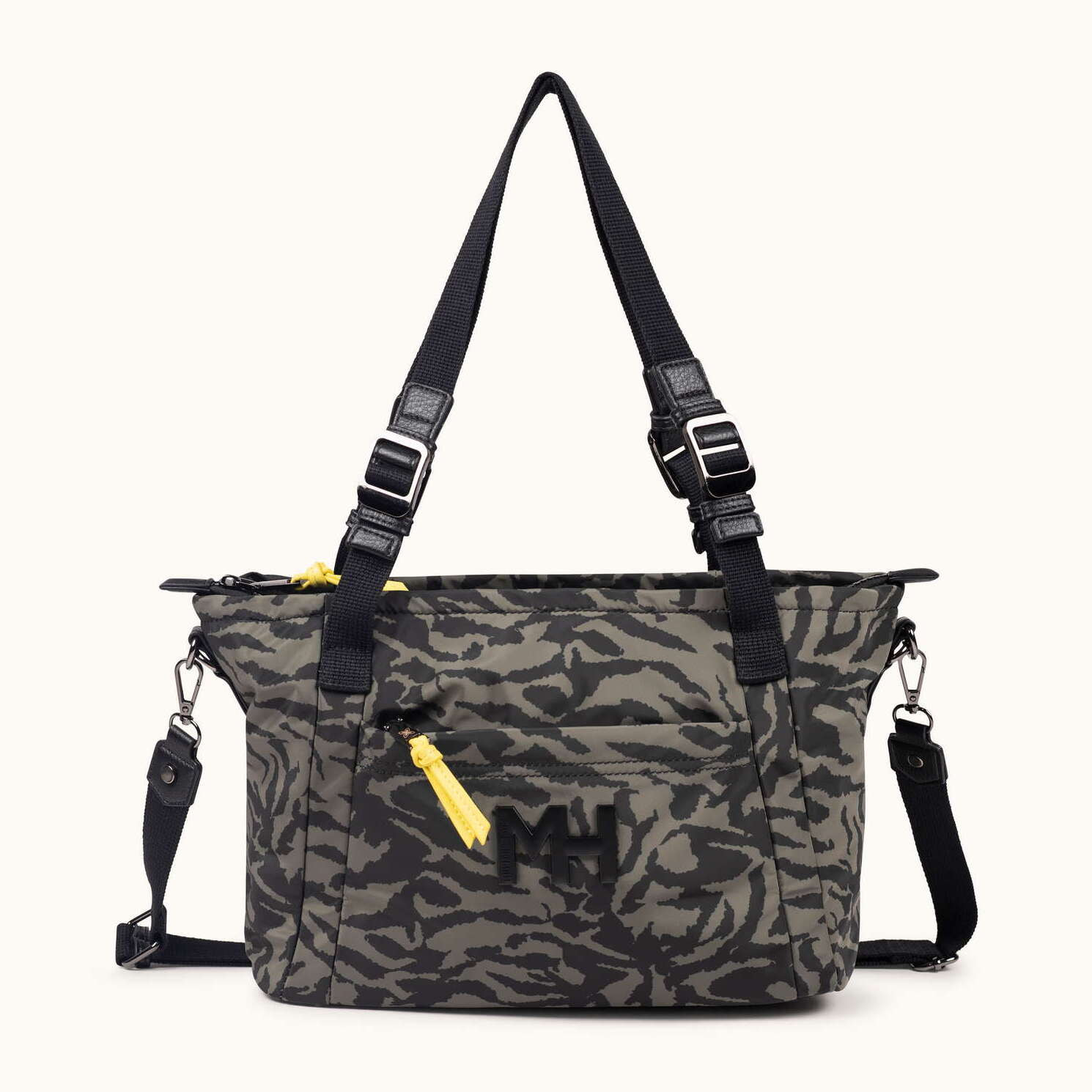 Bolso Tote Compacto Convertible Tiger ZONE CROSSBODY TOTE C/PRINT TIGER KHAKI