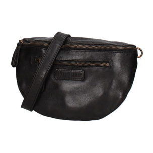 Borsa a tracolla  da uomo In Vera pelle Made in Italy 25x24x4 cm