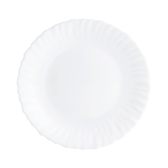 Assiette blanche 19 cm Feston - Luminarc